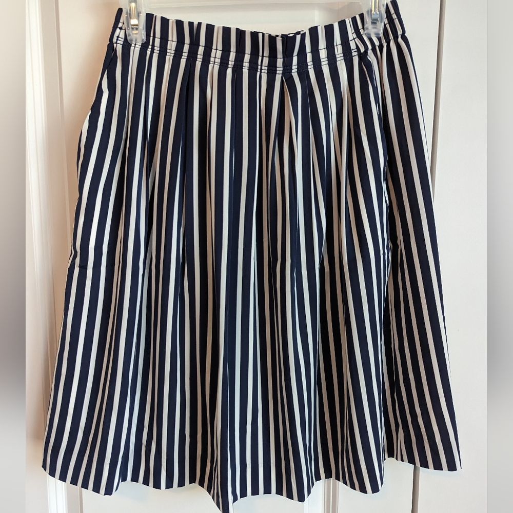 NWT J Crew Factory Striped Skirt